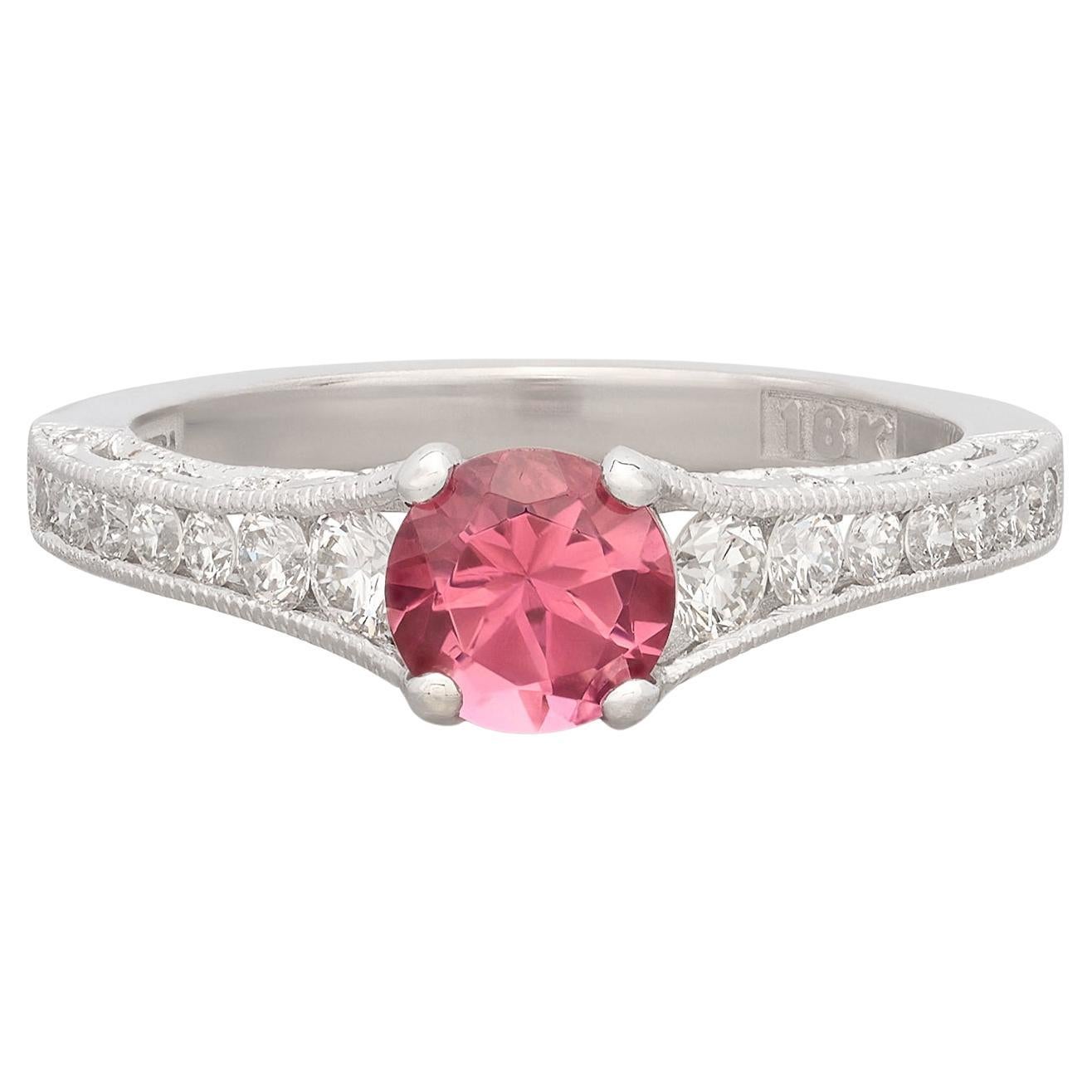 18kt Tourmaline & Diamond Ring by Tacori For Sale