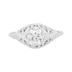 18kt WG Ring 0.40cts Diamonds