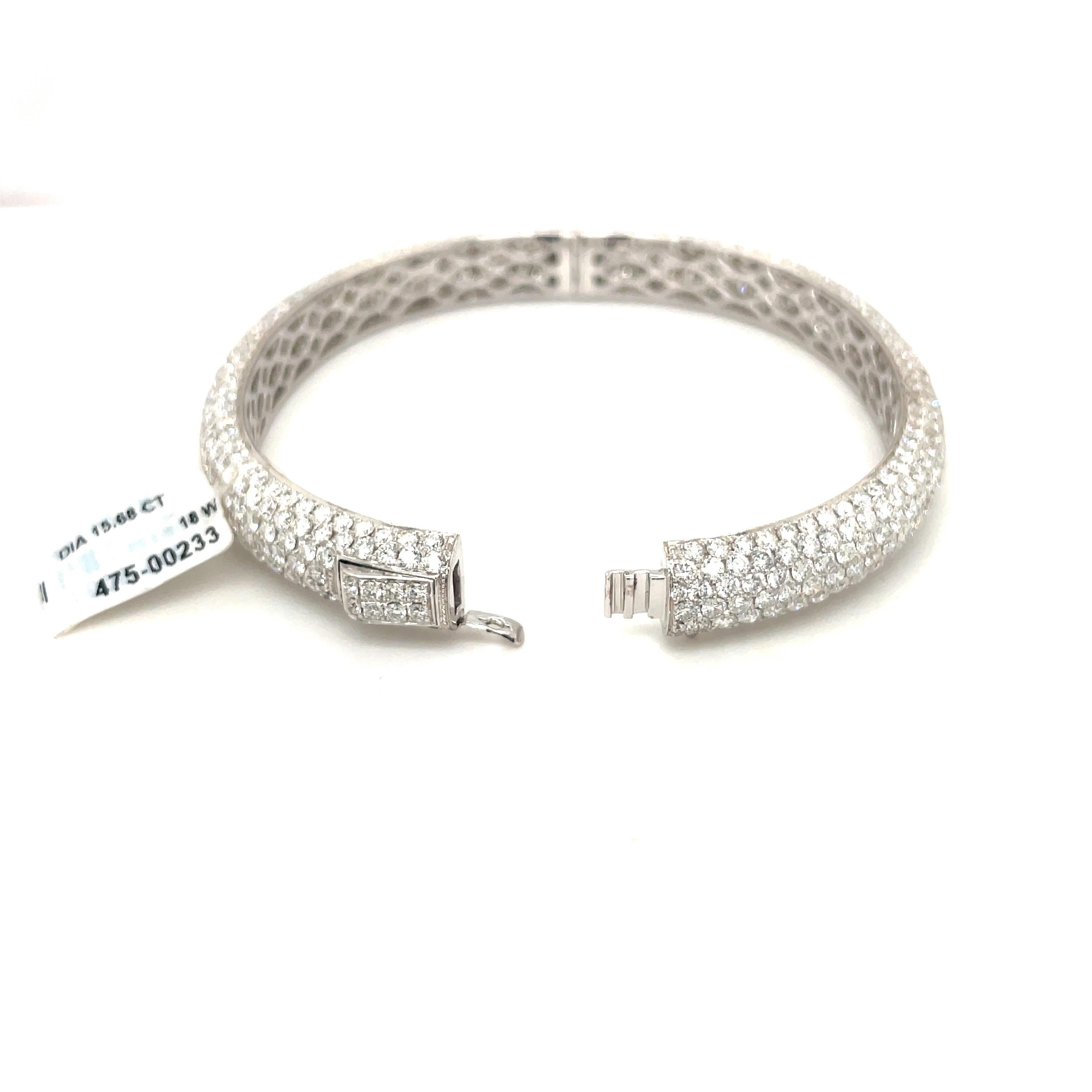 white gold diamond bangles