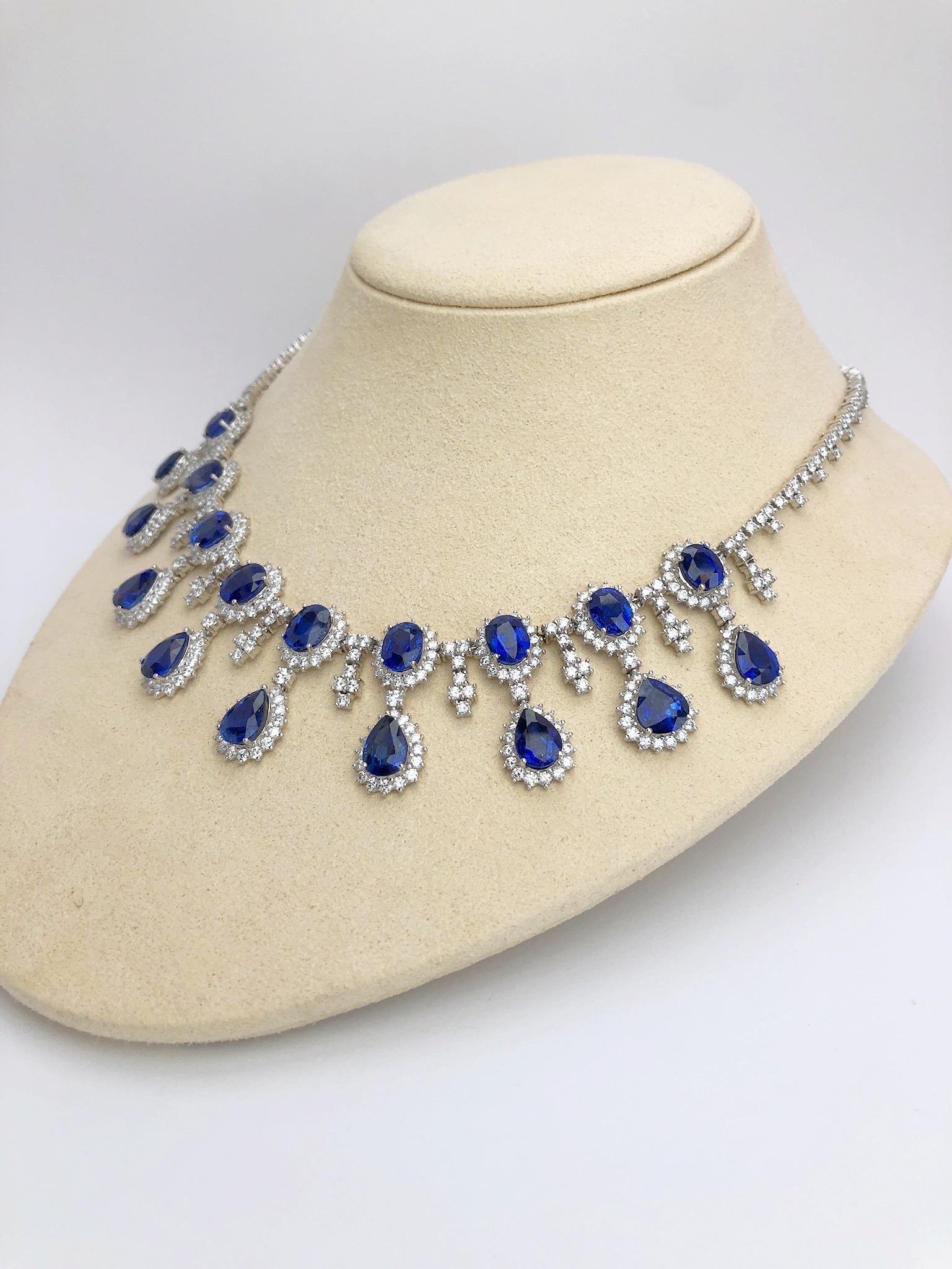 kashmir sapphire necklace