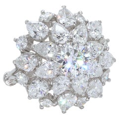 18kt White Gold 5 Carat Diamonds IGI Cert. Ring Estate His Majesty Sultan Oman