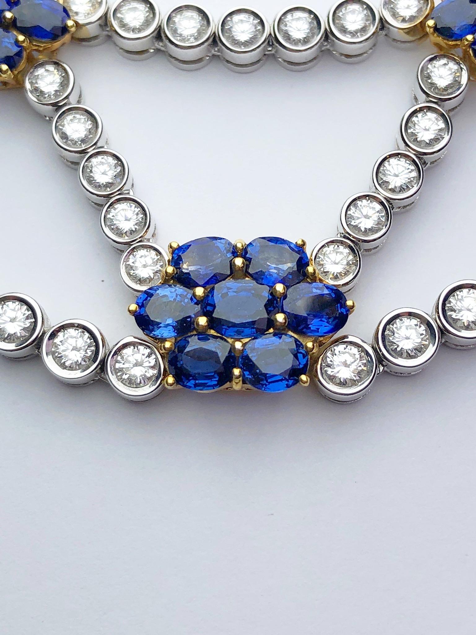 white sapphire necklace