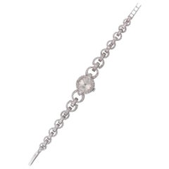 18 Karat White Gold and Diamond Cocktail Watch Vintage 18 Karat White Gold and Diamond Cocktail Watch