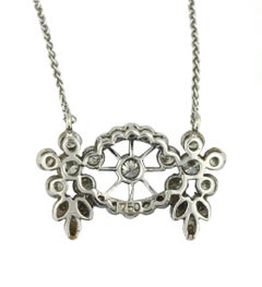 18KT White Gold and Diamond Necklace
