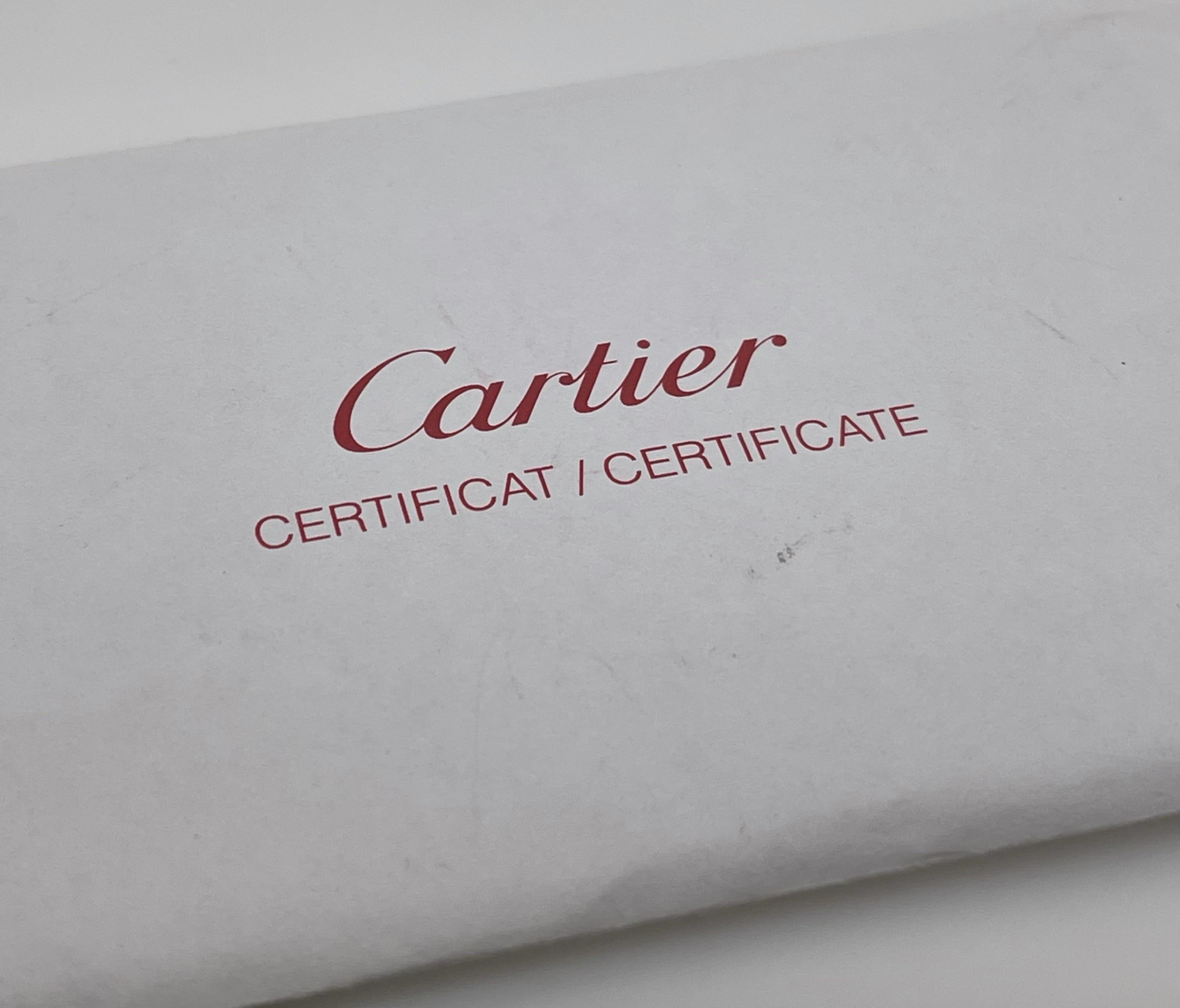 Cartier Bracelet à 3 rangées de perles de diamants en or blanc 18 carats en vente 2