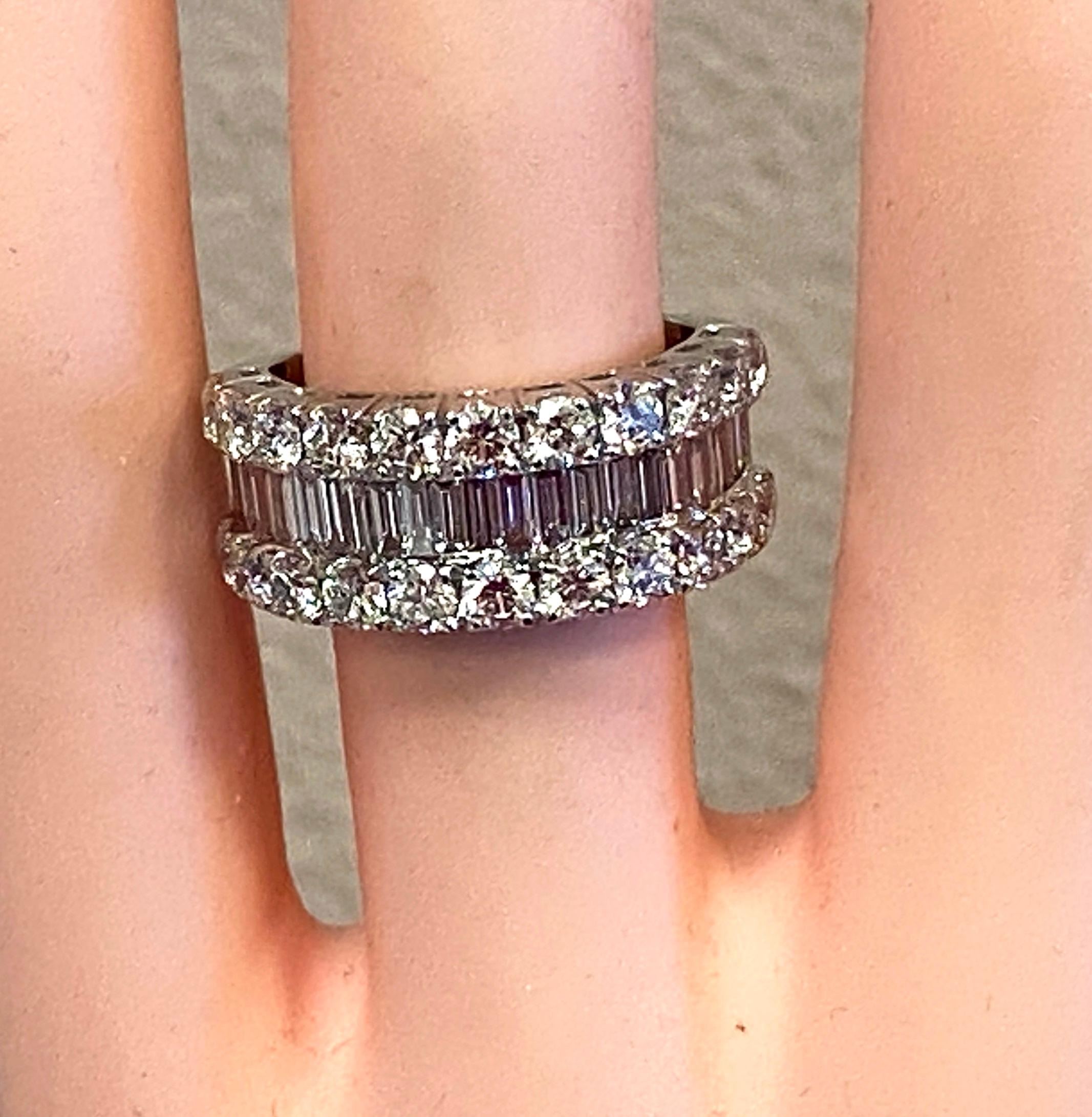 18KT White Gold Diamond Band For Sale 1