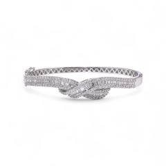 Bracelet en or blanc 18kt diamant, 2.70 carats