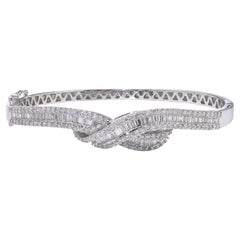 Bracciale con diamanti in oro bianco 18kt, 2,70 carati