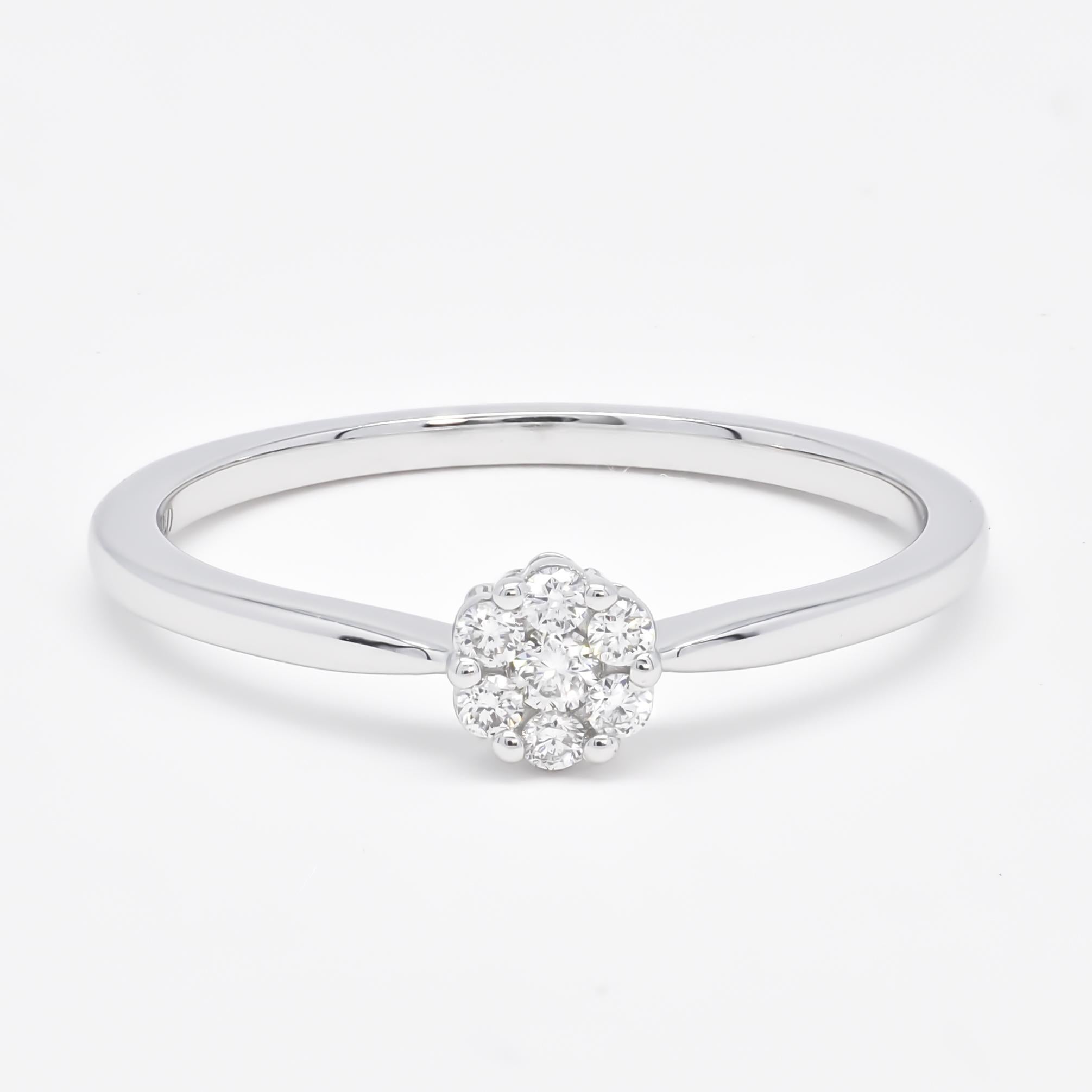 Natural Diamond Set 2.22 cts 18 Karat White Gold Diamond Bridal Jewelry Set  For Sale 6