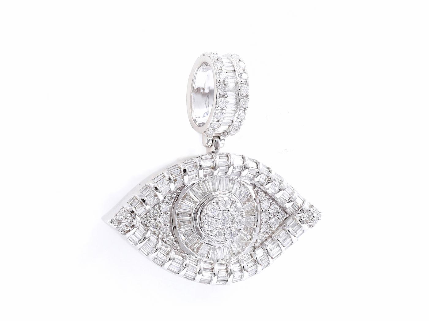 18KT Weißgold & Diamant 