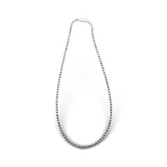 18KT White Gold Diamond Set Necklace
