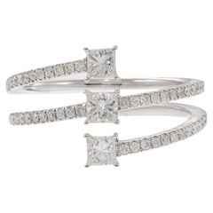 18KT White Gold Diamond Wrap Ring