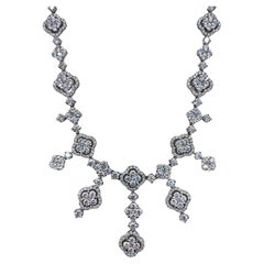 18kt White Gold Fashion Necklace With 28.00ct Diamonds