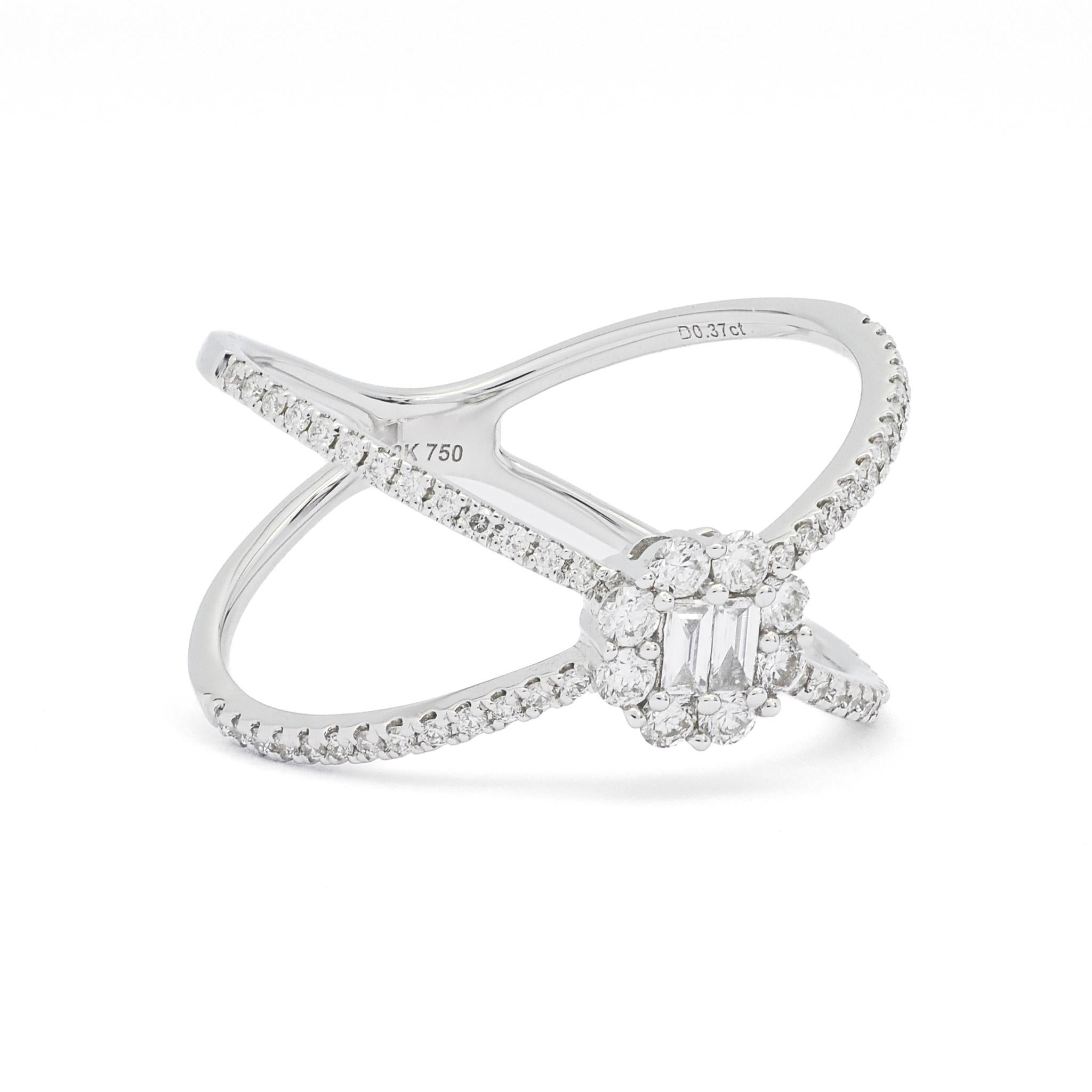 A natural diamond cluster split shank modern anniversary ring is a beautiful and elegant piece of jewelry that is perfect for marking a special occasion or milestone in a relationship. Featuring a stunning cluster of natural diamonds set in a split