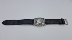 18kt White Gold Franck Muller Watch Long Island 1200 CC AT Serviced Warranty