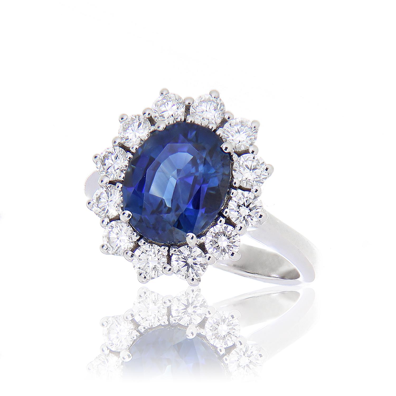 blue safaya ring