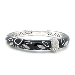 Bracciale in oro 18kt La Nouvelle Bague Firenze con smalto e diamanti