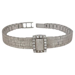 18kt White Gold Lady Bracelet Diamond Concealed Watch by Blancpain