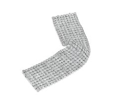 Bracciale Tennis a più file in oro bianco 18kt con 27 carati di diamanti