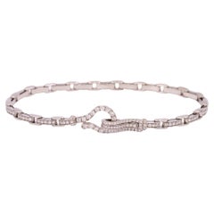 18kt White Gold Simon G Diamond Bracelet