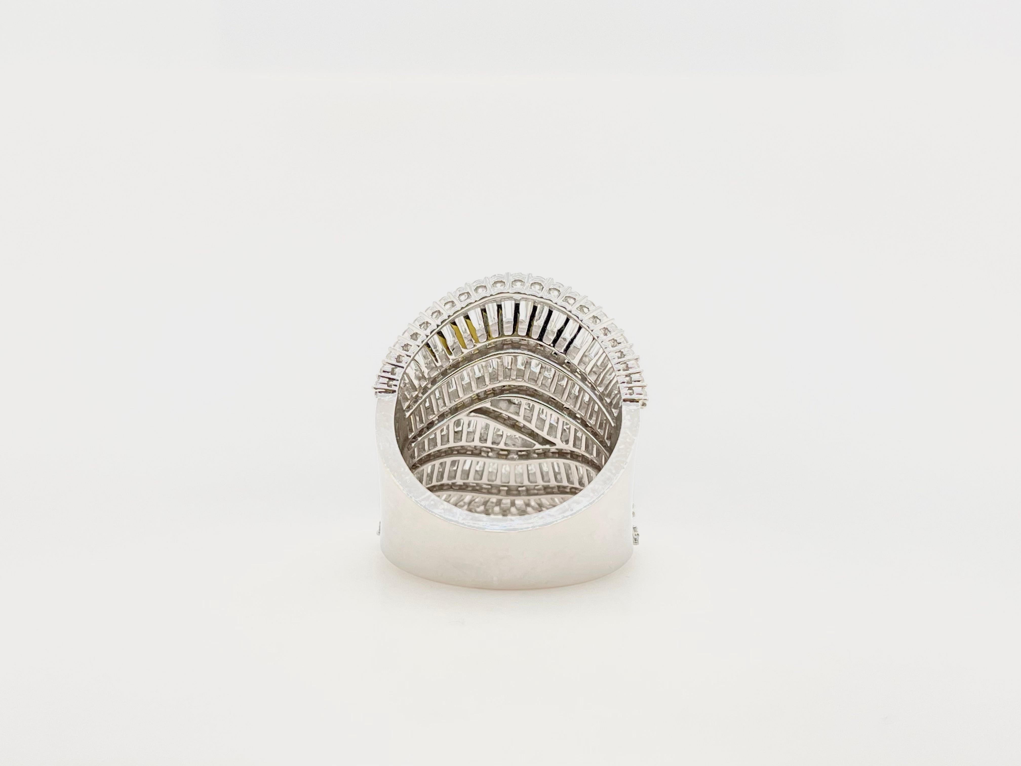 5 row diamond band