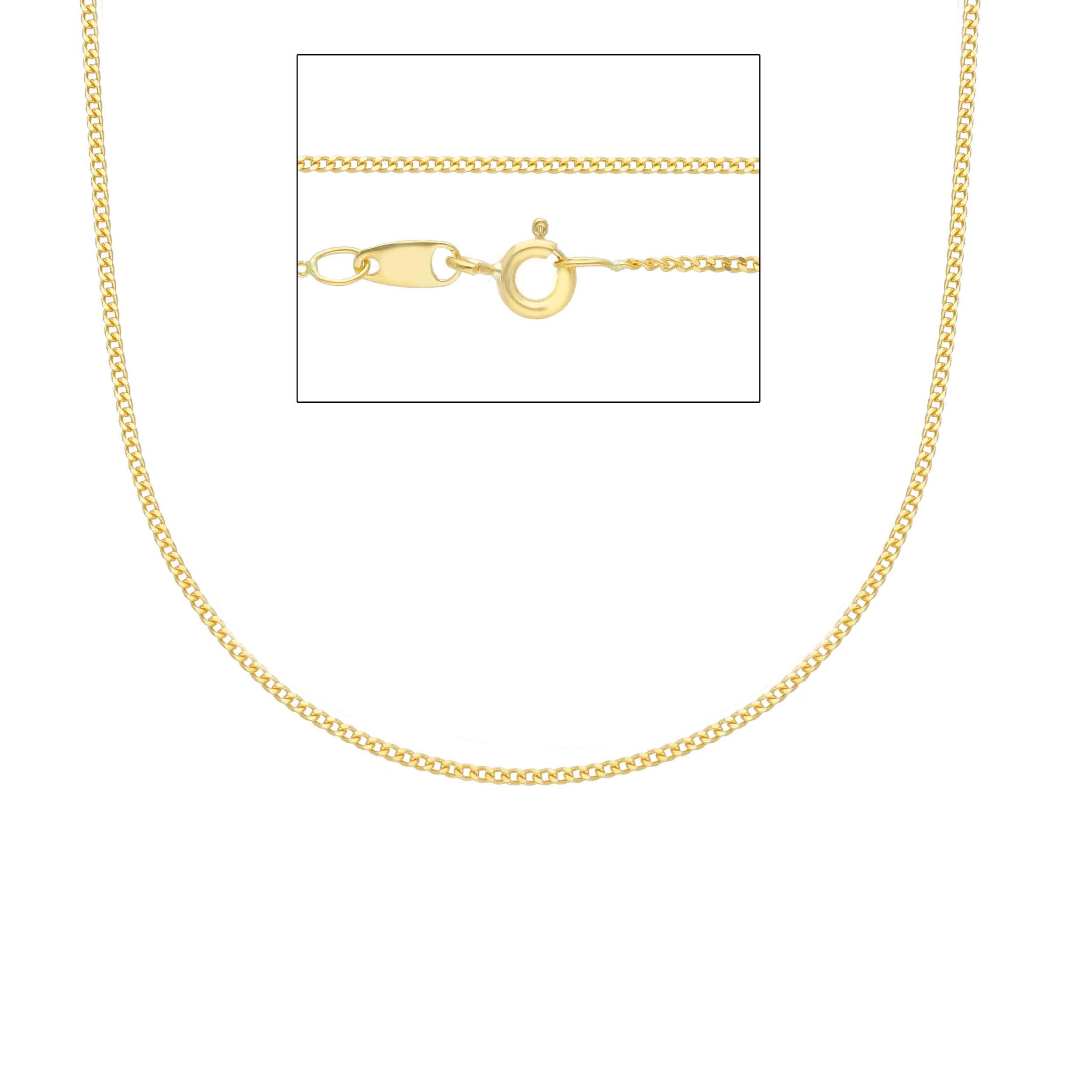 18 Karat mit 2,50 Gramm und 45 cm Gelbgold Halskette im Zustand „Neu“ in Wilmington, DE