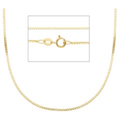 18 Karat mit 3,15 Gramm und 45 cm Gelbgold Halskette
