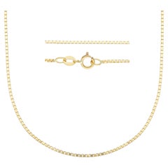 18 Karat mit 3,60 Gramm und 45 cm Gelbgold Halskette