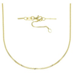 18 Karat mit 3,60 Gramm und 50 cm Gelbgold Halskette
