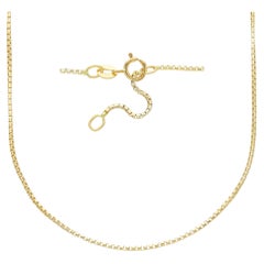 18 Karat mit 3,80 Gramm und 45 cm Gelbgold Halskette