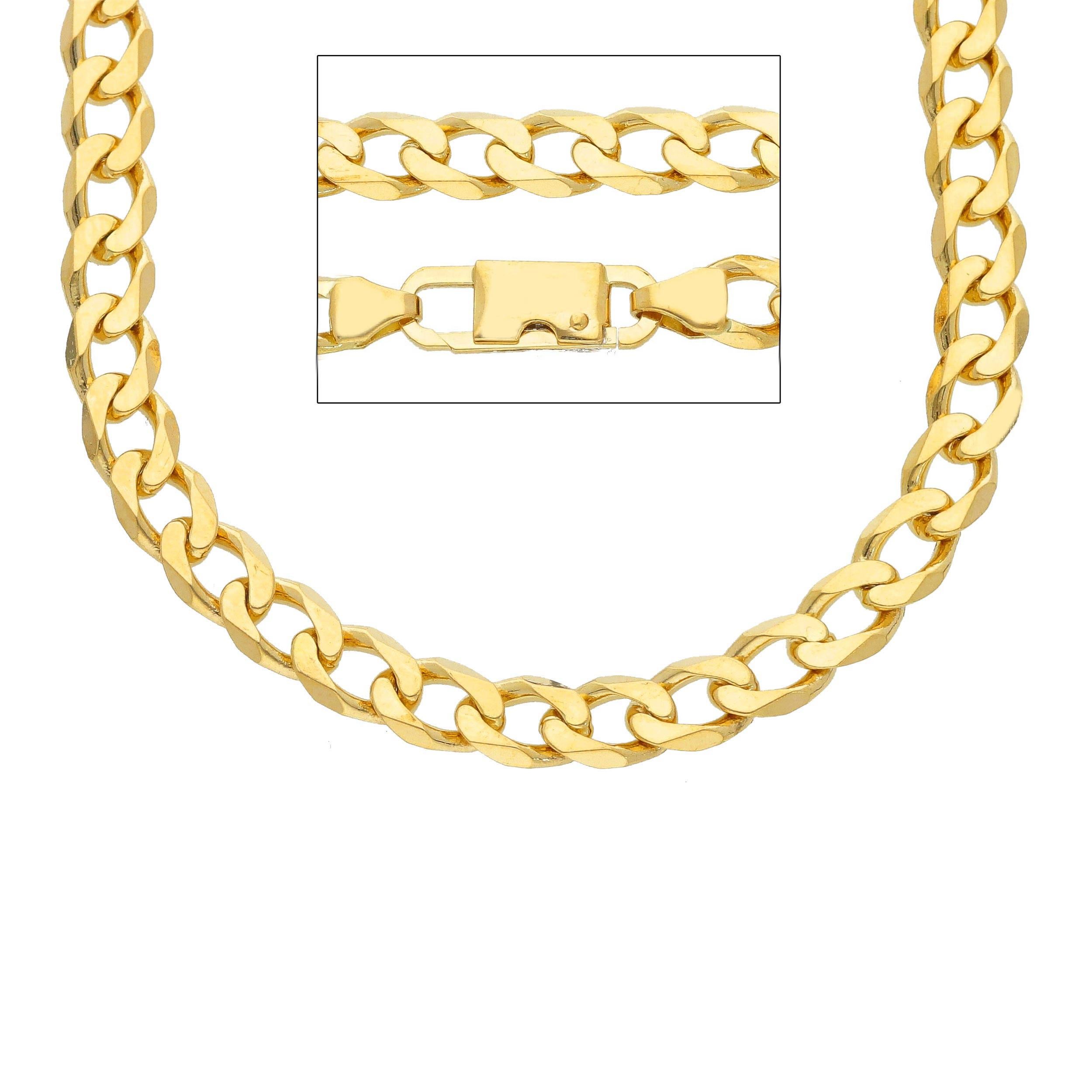 Women's or Men's 18kt with 44.50 grams and 50cm Yellow Gold Necklace