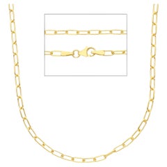 18 Karat mit 4,80 Gramm und 40 cm Gelbgold Halskette