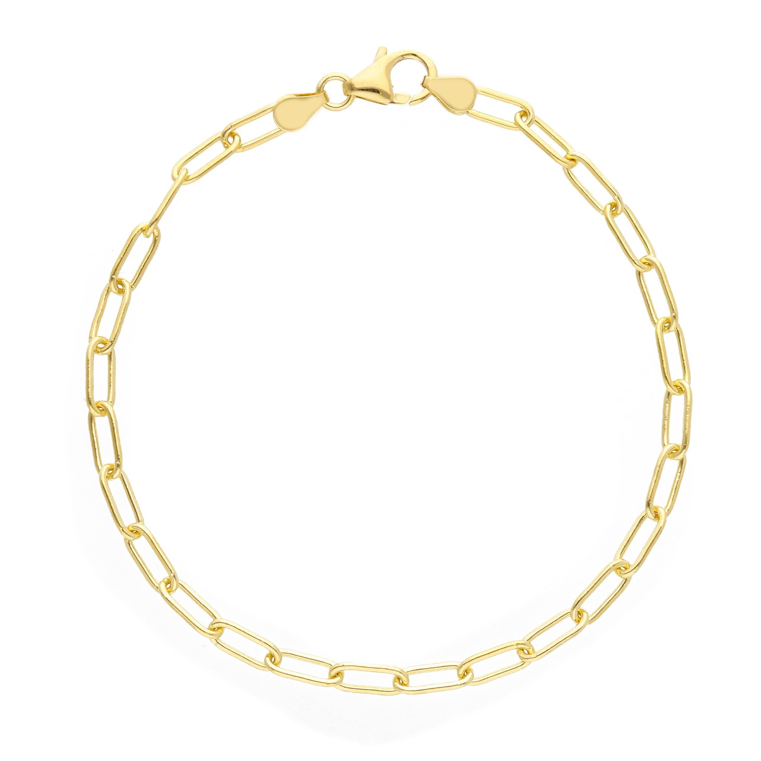 KETTE - HALSKETTE
Gelbgold
Büroklammer
19 cm
