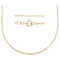 18kt with 5.40 grams and 45cm Yellow Gold Necklace