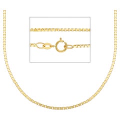 18 Karat mit 7,80 Gramm und 50 cm Gelbgold Halskette