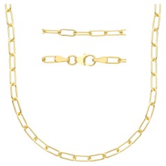 18 Karat mit 8,90 Gramm und 50 cm Gelbgold Halskette
