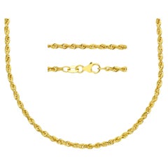 18 Karat mit 9,50 Gramm und 50 cm Gelbgold Halskette