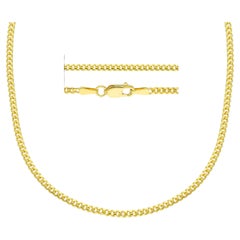 18 Karat mit 9,80 Gramm und 60 cm Gelbgold Halskette