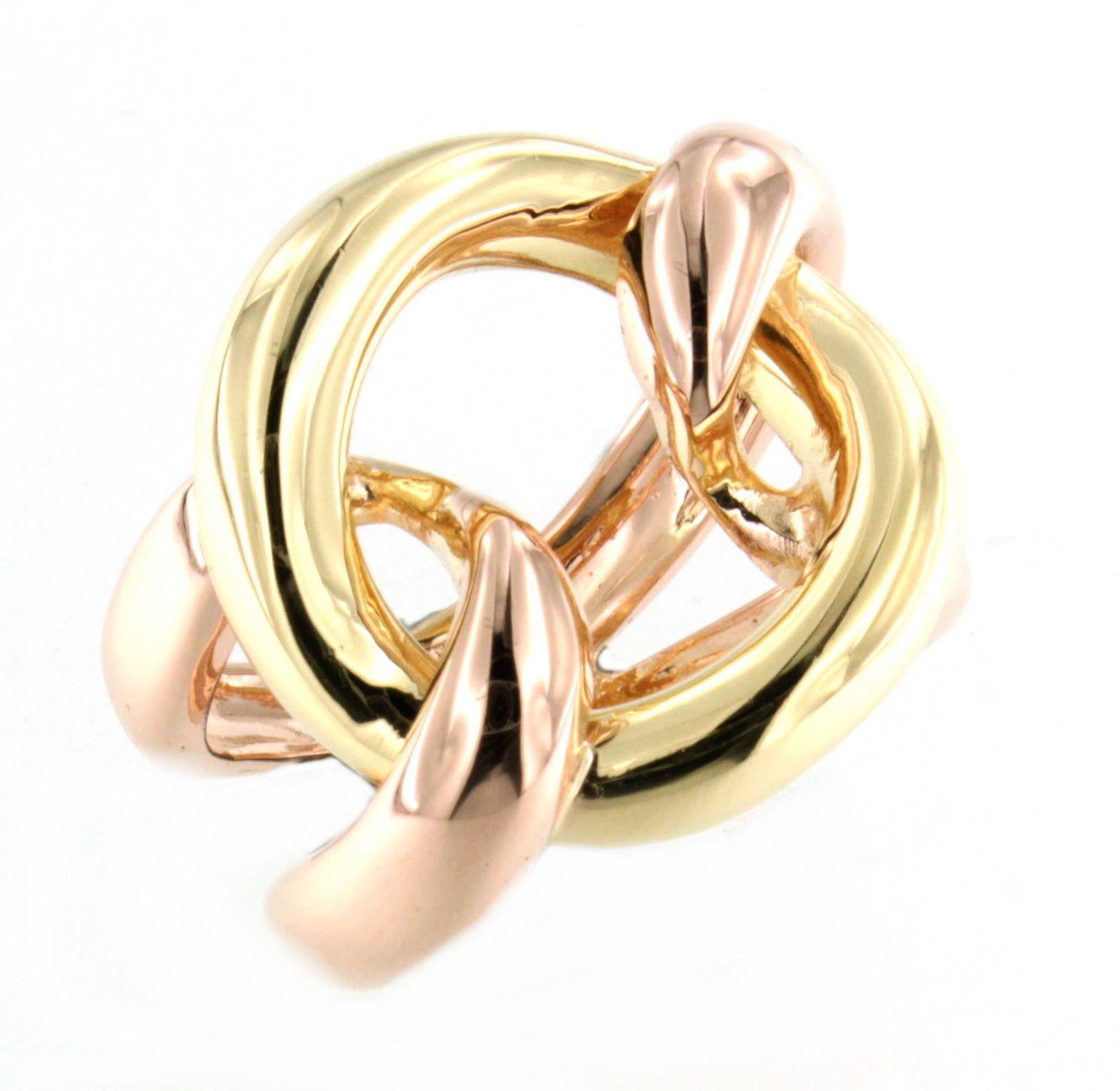 Amarillo y rosa de 18 quilates  Oro  Moda Cóctel Moderno Diseño Contemporáneo  Anillo en venta 11