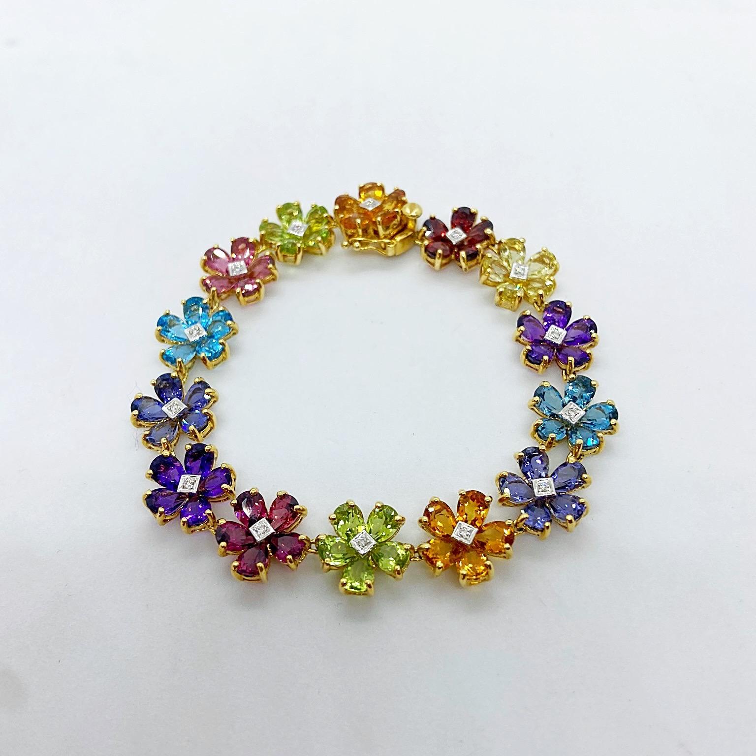 flower shape bracelet