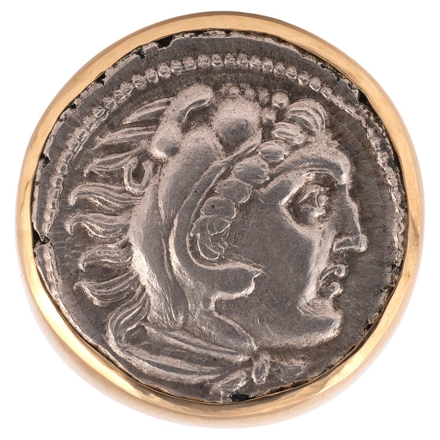 Alexander The Great Ring aus 18 Karat Gelbgold im Zustand „Hervorragend“ in Firenze, IT
