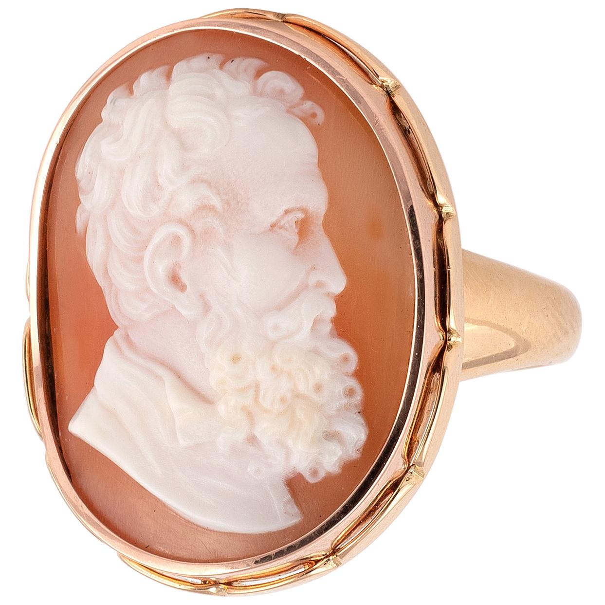 mens cameo ring