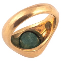 18kt Yellow Gold And Emerald Magical Intaglio Ring