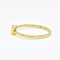 Natural Diamond 0.16 carat 18KT Yellow gold Band Ring