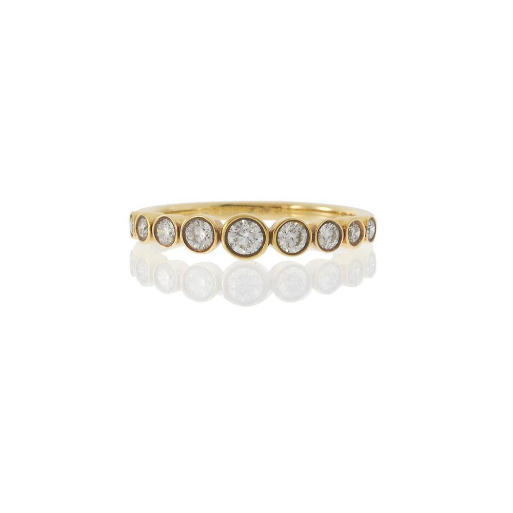Bracelet en or jaune 18KT serti de diamants Neuf - En vente à New York, NY