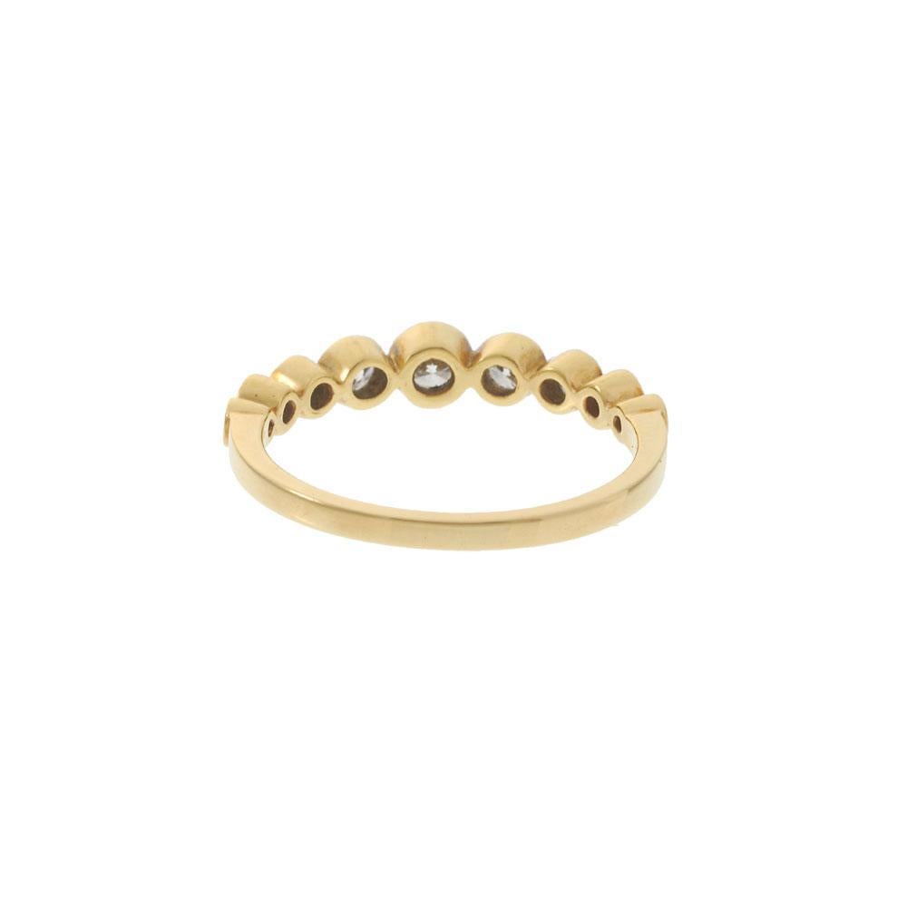 Bracelet en or jaune 18KT serti de diamants en vente 1