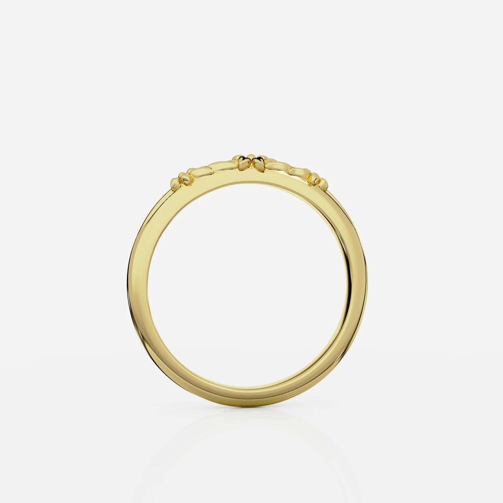 En vente :  Bandeau 'Blossom' en or jaune 18kt 4