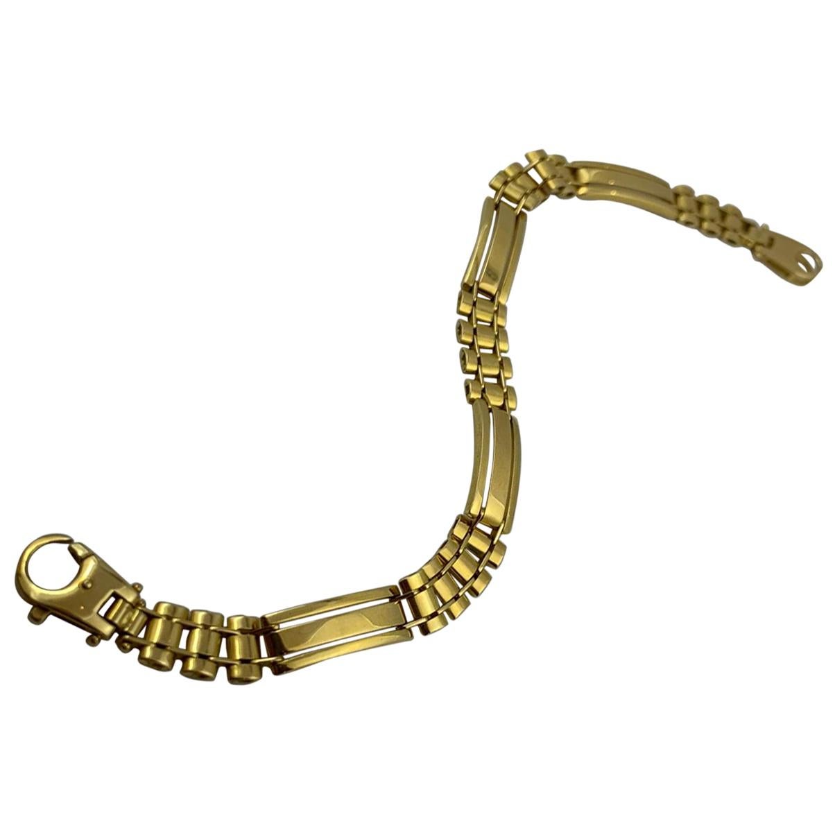 18 Karat Yellow Gold Bracelet 21.8 Grams For Sale
