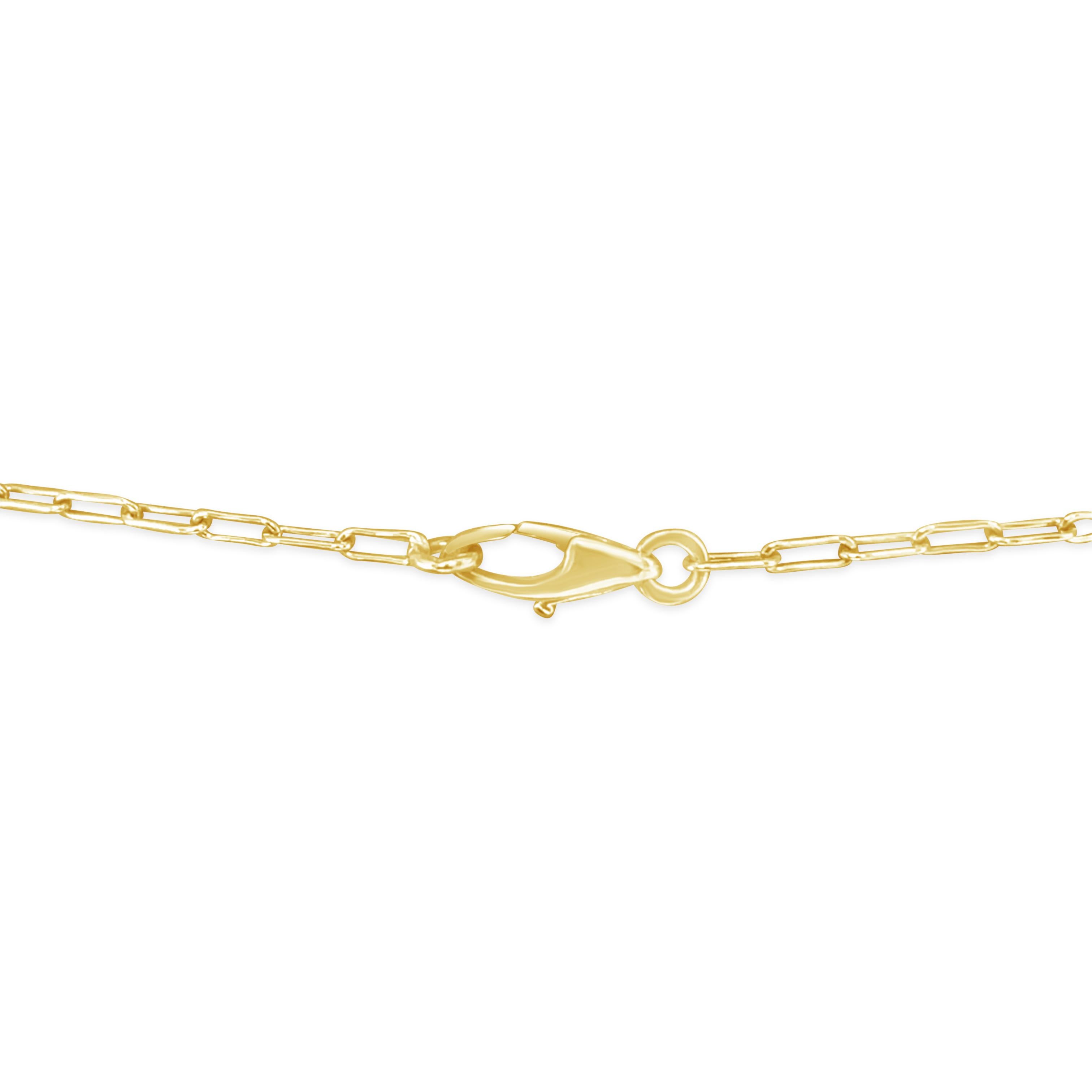 Femenino o masculino 18kt Yellow Gold Cabochon Sapphire  Pendant Necklace en venta
