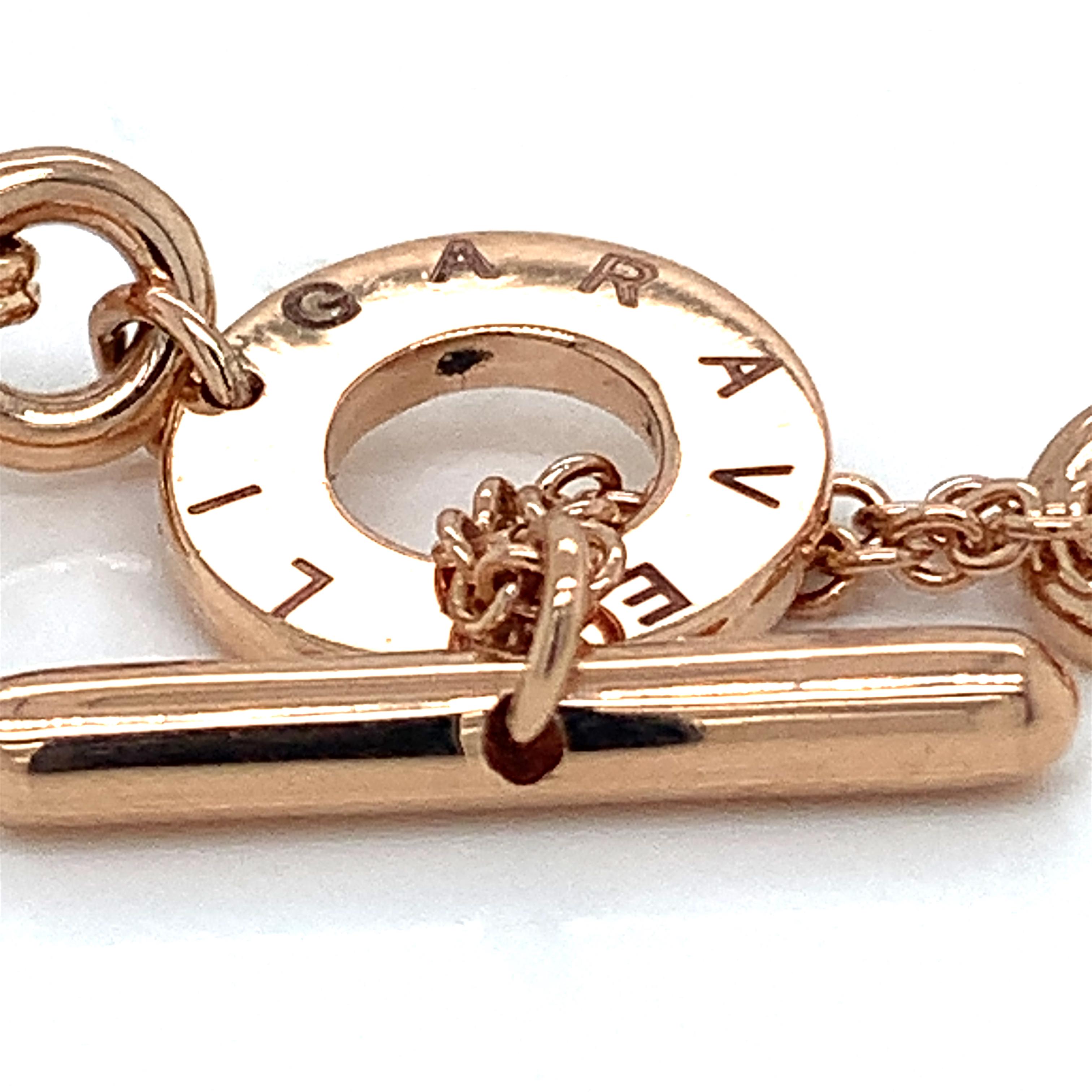 Pulsera de cadena de oro amarillo de 18 quilates con esferas de hematites Contemporáneo en venta